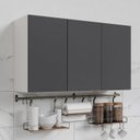 Ver imagem 2 de Armário Aéreo 3 Portas 120cm Puxador 150cm Ipanema CabeCasa MadeiraOriginals