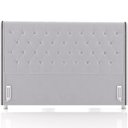 Ver imagem 5 de Cabeceira Cama Box Queen 160cm Estofada Frizza P05 Veludo Cinza - Lyam Decor