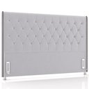 Ver imagem 1 de Cabeceira Cama Box Queen 160cm Estofada Frizza P05 Veludo Cinza - Lyam Decor