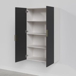 Armário Aéreo 2 Portas 80x135cm Puxador 150cm Ipanema CabeCasa MadeiraMadeira - 7