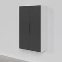 Ver imagem 6 de Armário Aéreo 2 Portas 80x135cm Puxador 150cm Ipanema CabeCasa MadeiraOriginals