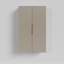 Ver imagem 4 de Armário Aéreo Planejado 2 Portas 80x135cm Puxador 150cm Ipanema CabeCasa MadeiraOriginals Bege/Fendi Trama/Bra