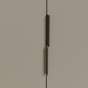 Ver imagem 7 de Armário Aéreo Planejado 2 Portas 80x135cm Puxador 150cm Ipanema CabeCasa MadeiraOriginals Bege/Fendi Trama/Bra