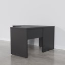 Ver imagem 7 de Escrivaninha Mesa Escritório em L Tamburato Acabamento em BP Ficus 135cm CabeCasa MadeiraOriginals Preto