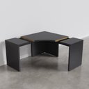 Ver imagem 5 de Escrivaninha Mesa Escritório em L Tamburato Acabamento em Bp 135cm Ficus CabeCasa MadeiraOriginals