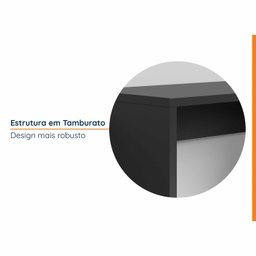 Mesa de Escritório em Tamburato Acabamento em Bp 120cm Ficus CabeCasa MadeiraMadeira - 10