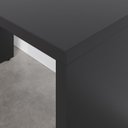 Ver imagem 7 de Escrivaninha Mesa Escritório em Tamburato Acabamento em BP Ficus 120cm CabeCasa MadeiraOriginals Preto