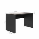 Ver imagem 3 de Escrivaninha Mesa Escritório em Tamburato Acabamento em Bp 120cm Ficus CabeCasa MadeiraOriginals