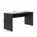 Ver imagem 3 de Escrivaninha Mesa Escritório em Tamburato Acabamento em Bp 150cm Ficus CabeCasa MadeiraOriginals