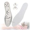 Ver imagem 7 de Palmilha Massageadora Magnética 18 Ímãs Circulação Alívio Dores Estresse Conforto Ajustável