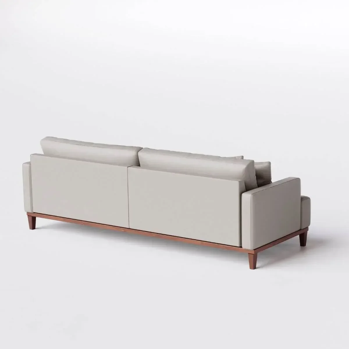 Ver imagem 3 de Sofá 3 Lugares Living Fixo Doha 1,80m em Couro:bege