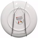 Ver imagem 2 de Kit 6 Suportes Mola Aramado Pendurar Pratos até 30cm Parede