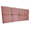 Painel Solteiro 90cm Nina SLK Decor Marinho Painel Nina Rosa Claro - 3