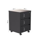 Ver imagem 3 de Gaveteiro Modular com Chave e Rodizio Ficus CabeCasa MadeiraOriginals