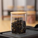 Ver imagem 4 de Conjunto 12 Potes em Vidro Redondo e Tampa Hermética Bambu