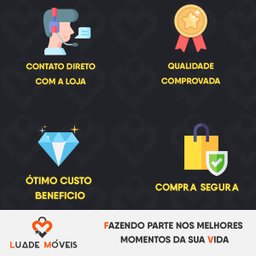 Mesa De Centro Innovare Mdf/aço - 3