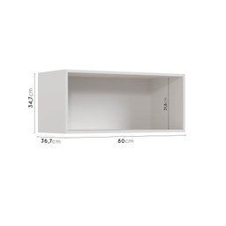 Armário Aéreo Porta Basculante 80cm Puxador 150cm Ipanema CabeCasa MadeiraMadeira - 3