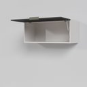 Ver imagem 7 de Armário Aéreo Porta Basculante 80cm Puxador 150cm Ipanema CabeCasa MadeiraOriginals