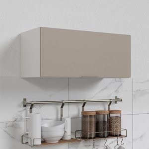 Armário Aéreo Porta Basculante 80cm Puxador 150cm Ipanema Cabecasa Madeiramadeira