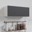 Ver imagem 2 de Armário Aéreo Porta Basculante 90cm Puxador 150cm Ipanema CabeCasa MadeiraOriginals