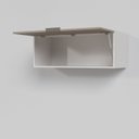 Ver imagem 7 de Armário Aéreo Porta Basculante 90cm Puxador 150cm Ipanema CabeCasa MadeiraOriginals