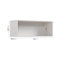 Ver imagem 3 de Armário Aéreo Planejado Porta Basculante 90cm Puxador 150cm Ipanema CabeCasa MadeiraOriginals