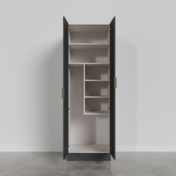 Armário Multiuso 2 Portas 70cm com Rodapé Ipanema CabeCasa MadeiraMadeira - 5