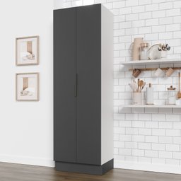 Armário Multiuso 2 Portas 70cm com Rodapé Ipanema CabeCasa MadeiraMadeira - 2