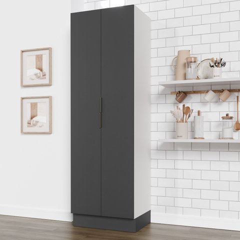 Armário Multiuso 2 Portas 70cm com Rodapé Ipanema CabeCasa MadeiraOriginals
