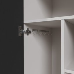 Armário Multiuso 2 Portas 70cm com Rodapé Ipanema CabeCasa MadeiraMadeira - 6