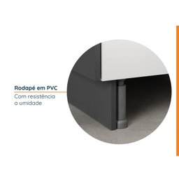 Armário Multiuso 2 Portas 70cm com Rodapé Ipanema CabeCasa MadeiraMadeira - 7
