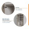 Armário Multiuso 2 Portas 70cm com Rodapé Ipanema CabeCasa MadeiraOriginals - 10