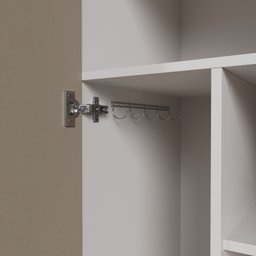 Armário Multiuso 2 Portas 70cm com Rodapé Ipanema Cabecasa Madeiramadeira - 6