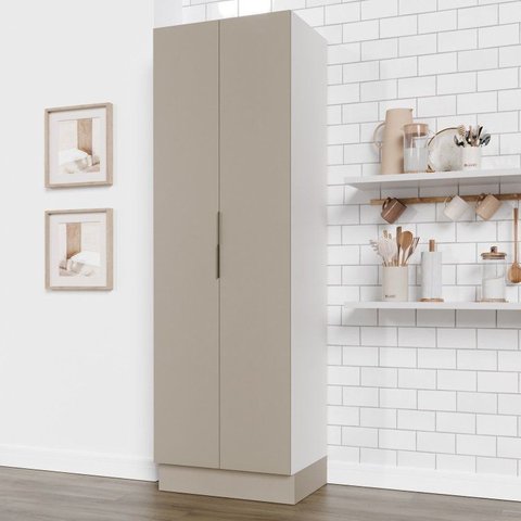 Armário Multiuso Planejado 2 Portas 70cm com Rodapé Ipanema CabeCasa MadeiraOriginals