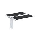 Ver imagem 1 de Complemento de Mesa Plataforma para Coworking para 2 Péssoas 120x120 120cm Industrial Preto e Branco
