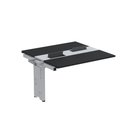 Ver imagem 1 de Complemento de Mesa Plataforma para Coworking para 2 Péssoas 120x120 120cm Industrial Preto e Cinza