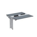 Ver imagem 1 de Complemento de Mesa Plataforma para Coworking para 2 Péssoas 120x120 120cm Industrial Grafito e Cinza