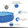 Piscina Acquablue Metal Pvc Kit Reparação 6800 Litros Azul G31 - Gran Belo - 4