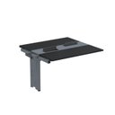 Ver imagem 1 de Complemento de Mesa Plataforma para Coworking para 2 Péssoas 120x120 120cm Industrial Preto e Grafito