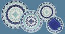 Ver imagem 5 de Kit Pratos Rasos Fundos e Sobremesa Donna Lola Oxford Cerâmica 12 Peças