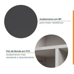 Armário Multiuso 2 Portas 70cm sem Rodapé Ipanema CabeCasa MadeiraMadeira - 7