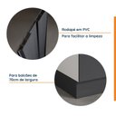 Ver imagem 5 de Rodapé para Balcão de Cozinha Planejada 70cm Ipanema CabeCasa Grafite Trama