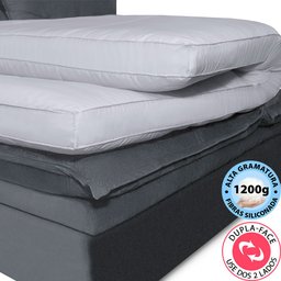 Pillow Top para Sofá Retrátil e Reclinável Almofada 200x100cm Bf Colchões - 4