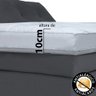 Pillow Top para Sofá Retrátil e Reclinável Almofada 200x100cm Bf Colchões - 5