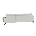 Ver imagem 3 de Sofá 3 Lugares Living Fixo Viena com Chaise 2,40m em Linho:bege Mesclado