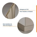 Ver imagem 4 de Rodapé para Balcão de Cozinha Planejada 70cm Ipanema CabeCasa Fendi Trama
