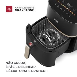 Air Fryer Fritadeira sem Óleo Mega Digital 7,1l Antiderrapante 1700w 127v Wap - 2