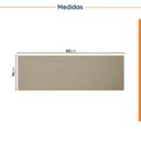 Ver imagem 2 de Rodapé para Balcão de Cozinha Planejada 40cm Ipanema CabeCasa Fendi Trama