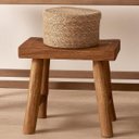 Ver imagem 3 de Banco em Madeira Decorativo Pequeno Estilo Rustico Natural