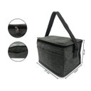 Ver imagem 2 de Bolsa Térmica Porta Marmita Lanche Bebida com Bolso Frontal